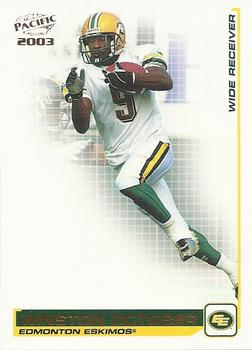 2003 Pacific  CFL #31 Winston October Front