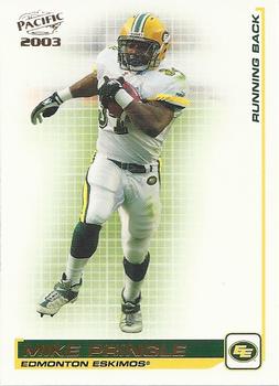 2003 Pacific  CFL #33 Mike Pringle Front