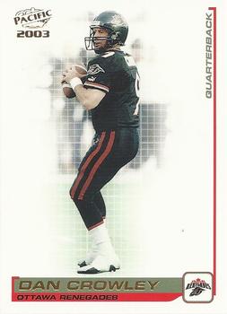 2003 Pacific  CFL #63 Danny Crowley Front