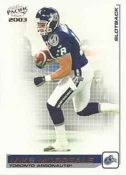 2003 Pacific  CFL #92 Mike Morreale Front