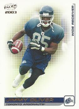 2003 Pacific  CFL #93 Jimmy Oliver Front