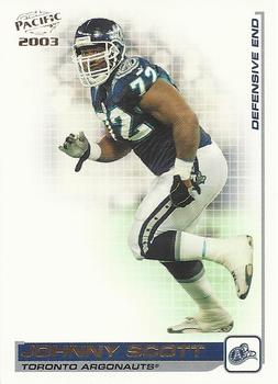 2003 Pacific  CFL #95 Johnny Scott Front