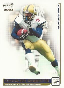 2003 Pacific  CFL #107 Charles Roberts Front