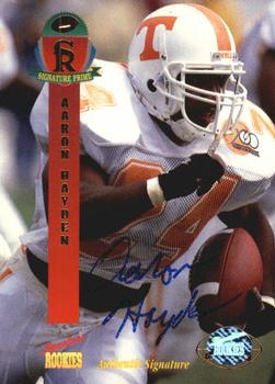 1995 Signature Rookies Signature Prime - Autographs #18 Aaron Hayden Front