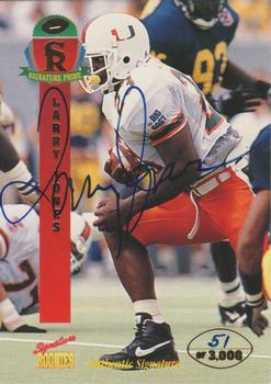 1995 Signature Rookies Signature Prime - Autographs #25 Larry Jones Front