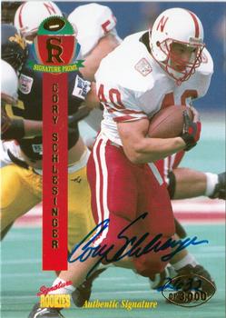 1995 Signature Rookies Signature Prime - Autographs #37 Cory Schlesinger Front