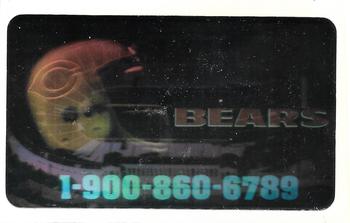1989 Action Packed Test - Holograms #NNO Chicago Bears Front