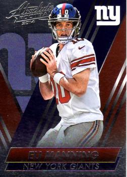 2014 Panini Absolute #91 Eli Manning Front