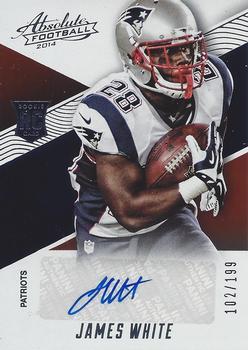 2014 Panini Absolute #158 James White Front
