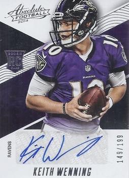 2014 Panini Absolute #194 Keith Wenning Front