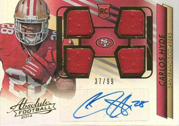 2014 Panini Absolute #209 Carlos Hyde Front