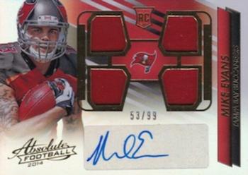 2014 Panini Absolute #232 Mike Evans Front