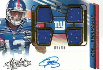 2014 Panini Absolute #233 Odell Beckham Jr. Front