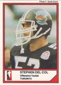 1984 JOGO #15 Steve Del Col Front