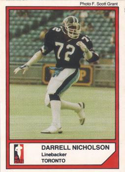 1984 JOGO #19 Darrell Nicholson Front