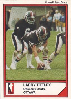 1984 JOGO #29 Larry Tittley Front