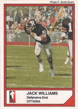 1984 JOGO #37 Jack Williams Front