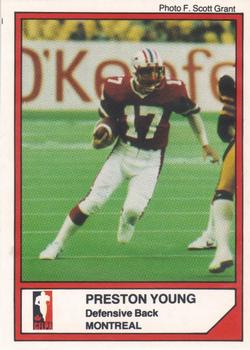 1984 JOGO #59 Preston Young Front