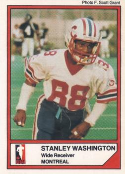 1984 JOGO #60 Stanley Washington Front