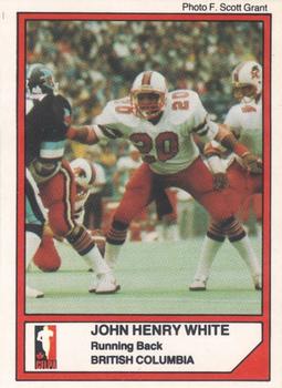 1984 JOGO #65 John Henry White Front