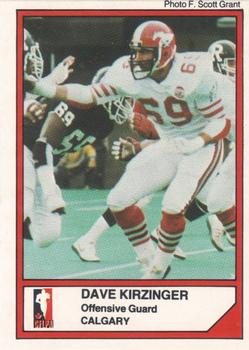 1984 JOGO #91 Dave Kirzinger Front