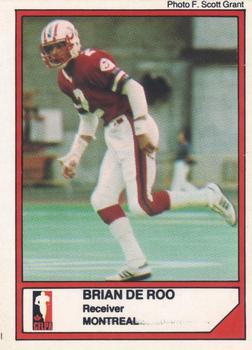 1984 JOGO #104 Brian DeRoo Front