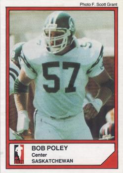 1984 JOGO #127 Bob Poley Front