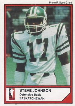 1984 JOGO #144 Steve Johnson Front