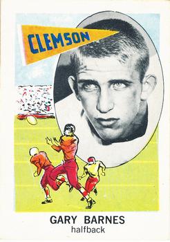 1961 Nu-Cards Football Stars #162 Gary Barnes Front