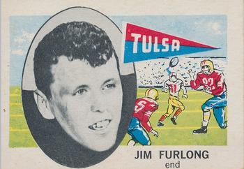 1961 Nu-Cards Football Stars #170 Jim Furlong Front