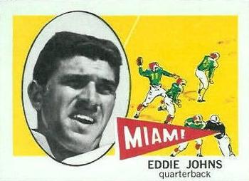 1961 Nu-Cards Football Stars #107 Eddie Johns Front