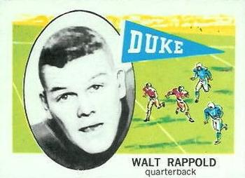 1961 Nu-Cards Football Stars #108 Walt Rappold Front
