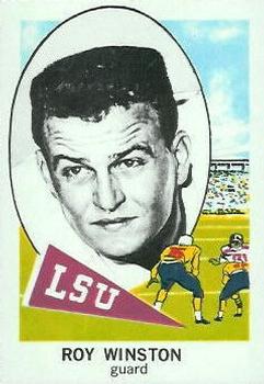 1961 Nu-Cards Football Stars #109 Roy Winston Front