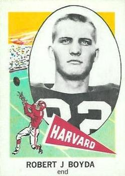 1961 Nu-Cards Football Stars #110 Robert J. Boyda Front