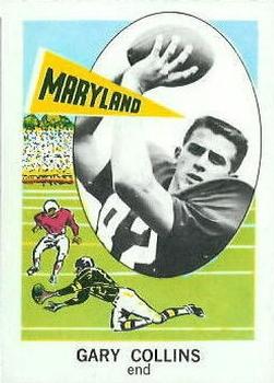 1961 Nu-Cards Football Stars #128 Gary Collins Front