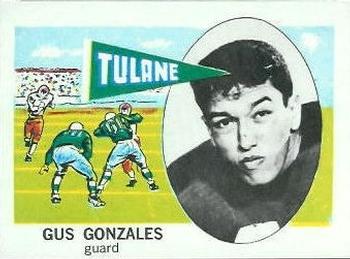 1961 Nu-Cards Football Stars #133 Gus Gonzales Front