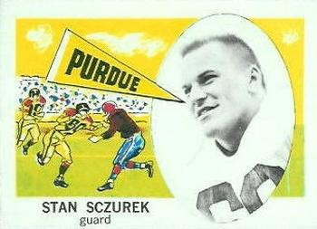 1961 Nu-Cards Football Stars #136 Stan Sczurek Front