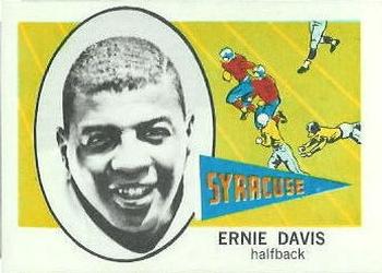 1961 Nu-Cards Football Stars #143 Ernie Davis Front