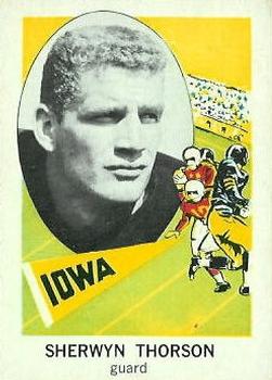 1961 Nu-Cards Football Stars #150 Sherwyn Thorson Front