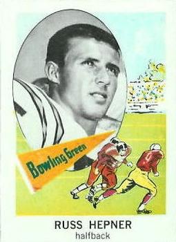 1961 Nu-Cards Football Stars #151 Russ Hepner Front