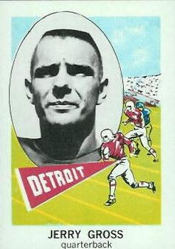 1961 Nu-Cards Football Stars #164 Jerry Gross Front
