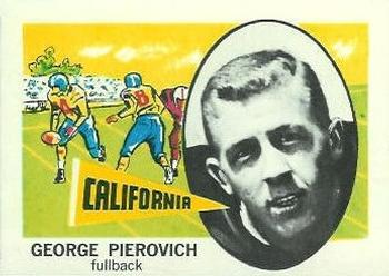 1961 Nu-Cards Football Stars #165 George Pierovich Front