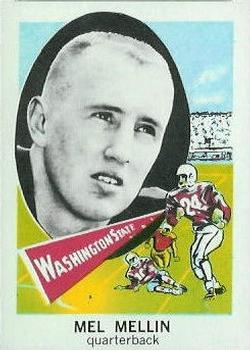 1961 Nu-Cards Football Stars #178 Mel Melin Front