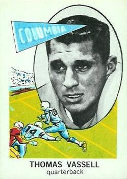 1961 Nu-Cards Football Stars #179 Thomas Vassell Front
