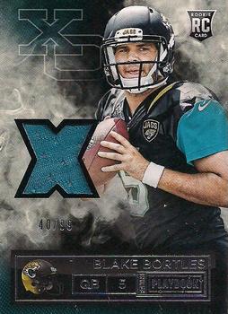 2014 Panini Playbook - Rookie Xs and Os Material Die Cuts #RXO-BB Blake Bortles Front
