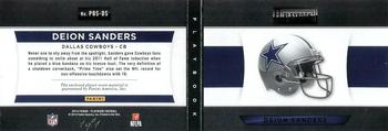 2014 Panini Playbook - Playbook Booklet Silver #PBS-DS Deion Sanders Front