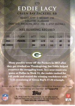 2014 Topps Valor - Speed #175 Eddie Lacy Back
