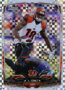 2014 Topps Chrome - Xfractors #45 A.J. Green Front