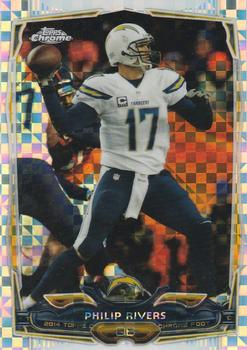2014 Topps Chrome - Xfractors #91 Philip Rivers Front