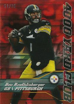 2014 Topps Chrome - 4,000 Yard Club Red Refractor #4 Ben Roethlisberger Front